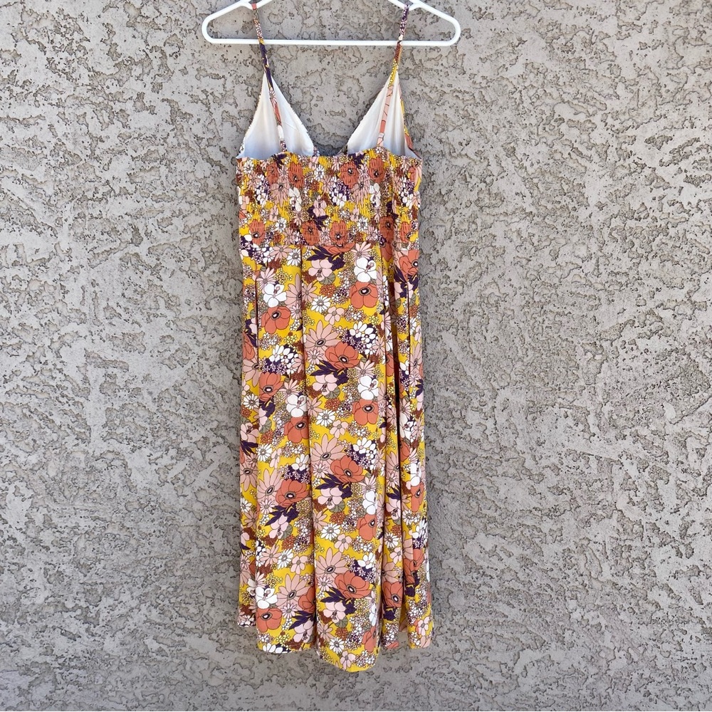 MODCLOTH Gilli Floral Spaghetti Strap Bow Front Dress - Picture 6 of 11